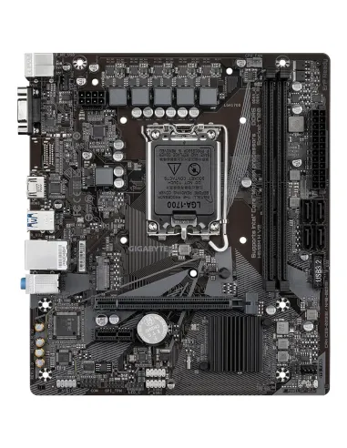 GIGABYTE H610M H V2 Placa base - Compatible con procesadores Intel Core 14th CPUs, 4+1+1 Hybrid Digital VRM, up to 5600MHz