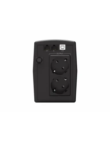 Conceptronic ZEUS07ES sistema de alimentación ininterrumpida (UPS) Línea interactiva 1 kVA 600 W 2 salidas AC