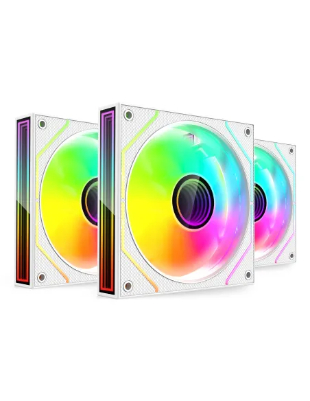 Mars Gaming MF3DPROKITW sistema de refrigeración para ordenador Carcasa del ordenador Ventilador 12 cm Blanco