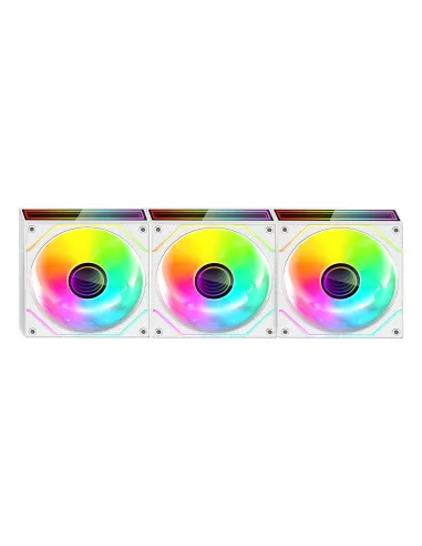 Mars Gaming MF3DPROKITW sistema de refrigeración para ordenador Carcasa del ordenador Ventilador 12 cm Blanco