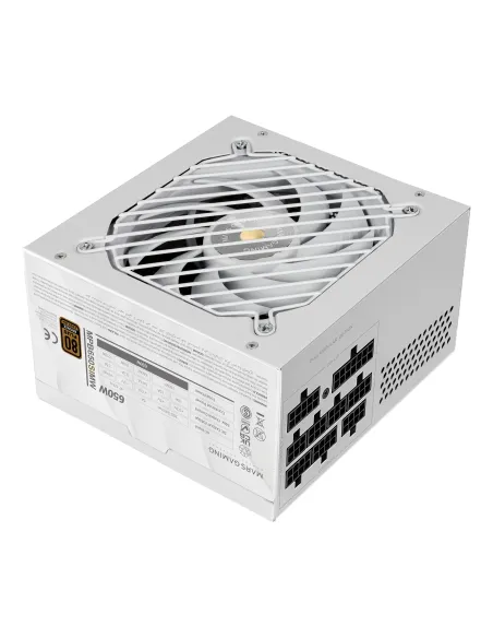 Mars Gaming MPB650SIMW unidad de fuente de alimentación 650 W 24-pin ATX ATX Blanco