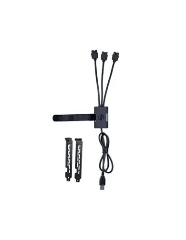 CABLE LIANLI USB A A 3 USB 9 PIN MB BLACK