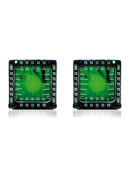 Thrustmaster MFD Cougar Pack Negro Palanca de mando PC