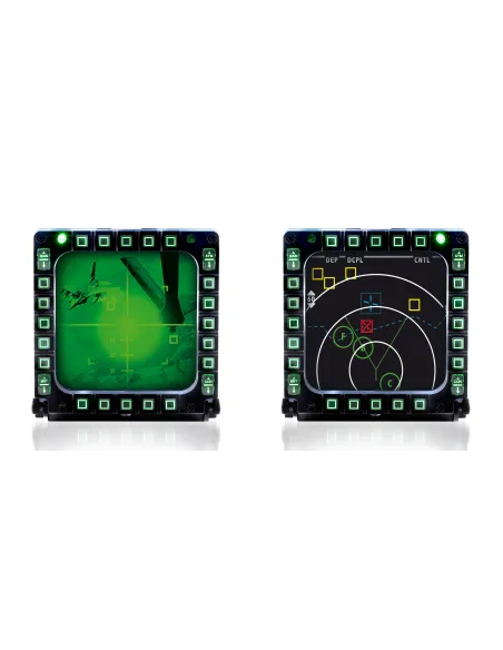 Thrustmaster MFD Cougar Pack Negro Palanca de mando PC