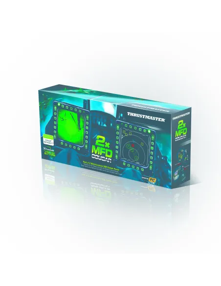 Thrustmaster MFD Cougar Pack Negro Palanca de mando PC