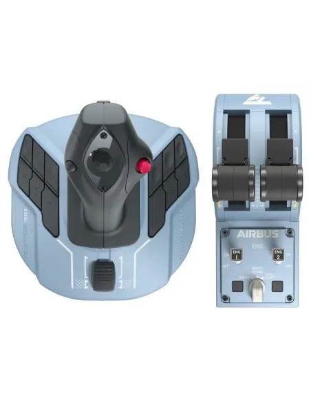 Thrustmaster Airbus Edition Negro, Azul USB Palanca de mando Analógico Digital PC