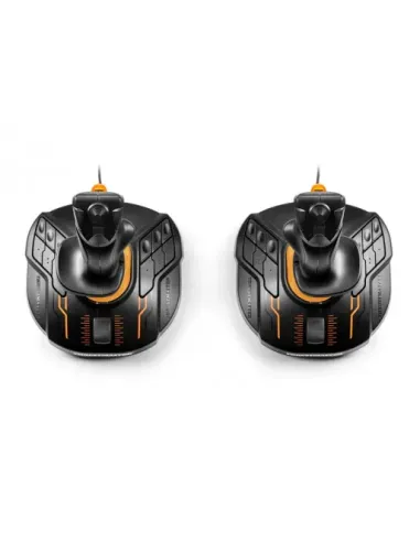 Thrustmaster T.16000M FCS SPACE SIM DUO Negro, Naranja USB Palanca de mando Analógico Digital PC