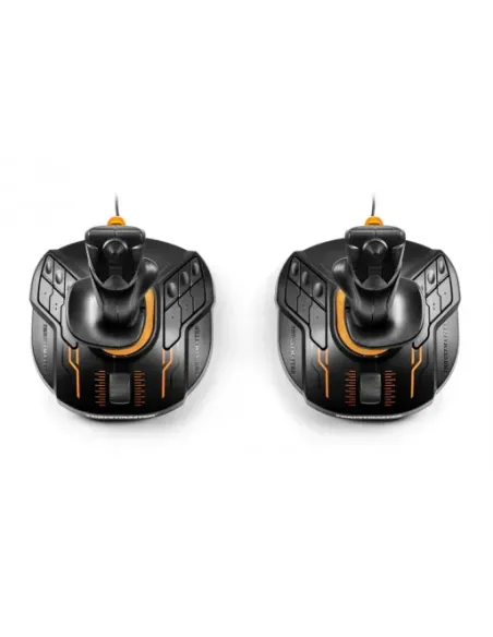 Thrustmaster T.16000M FCS SPACE SIM DUO Negro, Naranja USB Palanca de mando Analógico Digital PC
