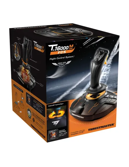 Thrustmaster T-16000M FC S Negro, Naranja USB Palanca de mando Analógico Digital PC