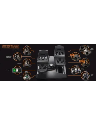 Thrustmaster T-16000M FCS Flight Pack Negro USB Palanca de mando Analógico Digital MAC, PC