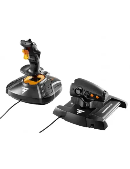 Thrustmaster T-16000M FCS Hotas Negro, Naranja USB Palanca de mando Analógico Digital PC