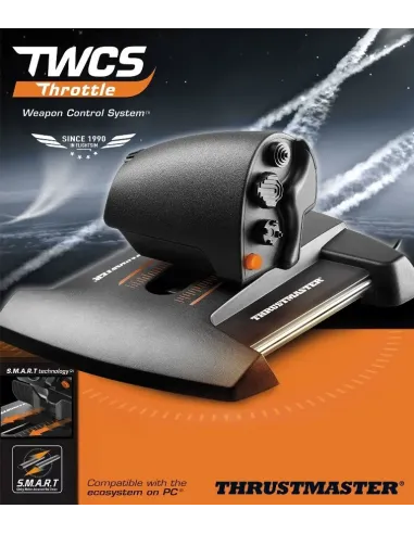 Thrustmaster TWCS Throttle Negro, Naranja USB Controlador de movimiento Analógico Digital MAC, PC