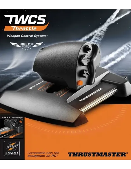 Thrustmaster TWCS Throttle Negro, Naranja USB Controlador de movimiento Analógico Digital MAC, PC