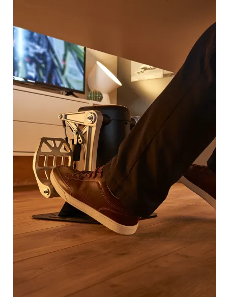 Thrustmaster TPR Rudder Negro, Plata USB Simulador de Vuelo Analógico PC