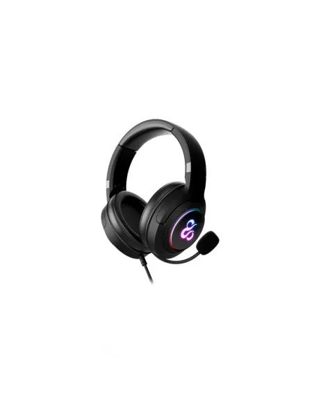 Auriculares gaming newskill sobek rgb 7.1 v2 usb - a microfono virtual negros