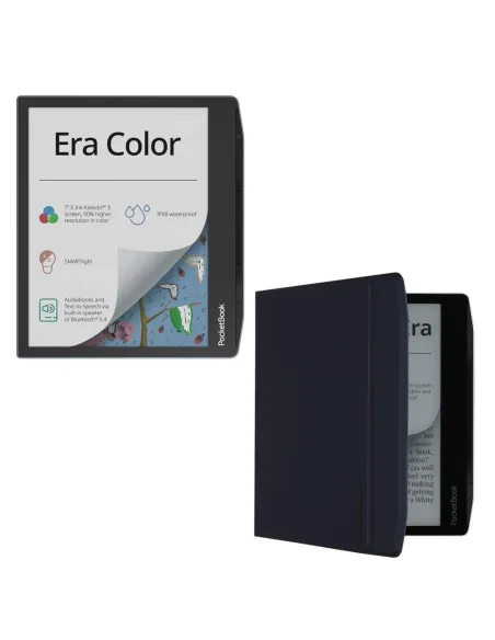 Pocketbook era color stormy sea + funda hn - qi - pu - 700 - wb - ww charge cover blue