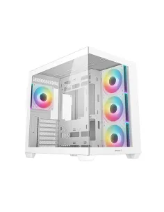 Caja ordenador gaming deepcool cg530 atx rgb cristaltemplado blanca