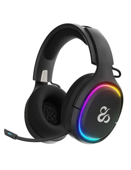 Auriculares gaming newskill aton v2 inalambrico rgb negro