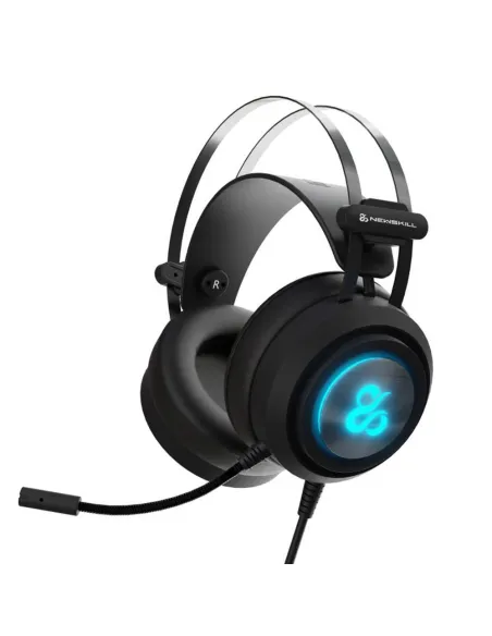 Auriculares gaming newskill drakain v2 rgb negro