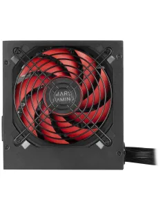Mars Gaming MPIII550P, Fuente Alimentación PC ATX 550W, 5 Años de Garantía, 85% Eficiencia, Sistema Digital APFC, Ventilador