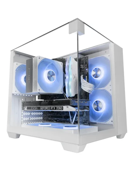 Mars Gaming MC-VISIONMW Mini Tower Blanco