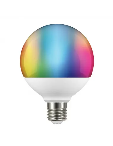 Bombilla muvit io globo e27 10w rgb