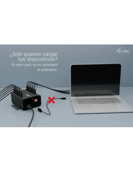 i-tec USB-C USB-A Metal Charging + data HUB, 15W per port, 10x USB-C