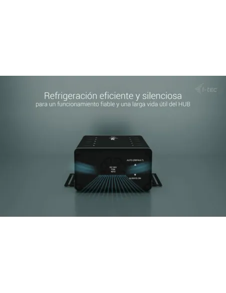 i-tec USB-C USB-A Metal Charging + data HUB, 15W per port, 10x USB-C