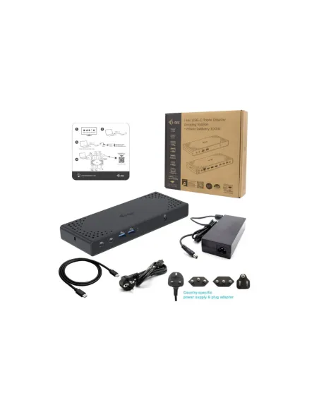 i-tec USB-C Triple Display Docking Station Gen 2 + Power Delivery 100W