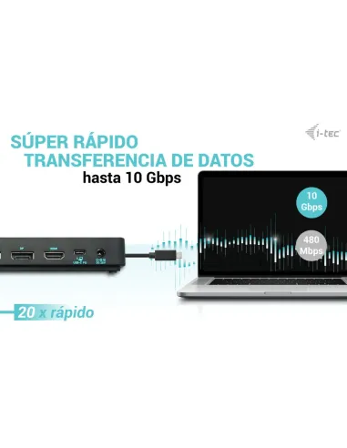 i-tec USB-C Triple Display Docking Station Gen 2 Pro + Power Delivery 100W