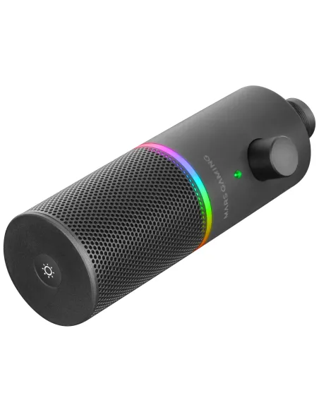 Mars Gaming MMIC-XT, Micrófono de Estudio Profesional Alta Definición 192Khz 24-bit, Brazo Omnidireccional, Soporte