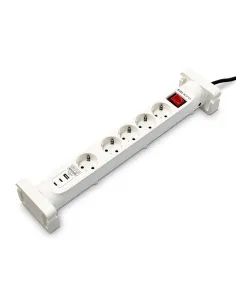 Salicru SPS SAFE 5S+ Blanco 5 salidas AC 230 V 1,4 m