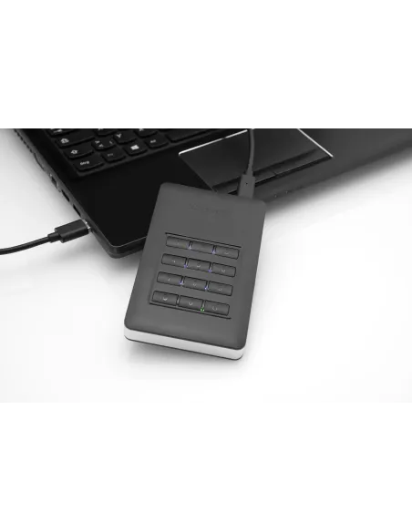 Verbatim Disco duro portátil y seguro Store n Go de 2 TB con teclado