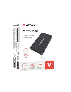 Verbatim 32031 unidad externa de estado sólido 1 TB USB Tipo C USB 3.2 Gen 2x2 Gris 2