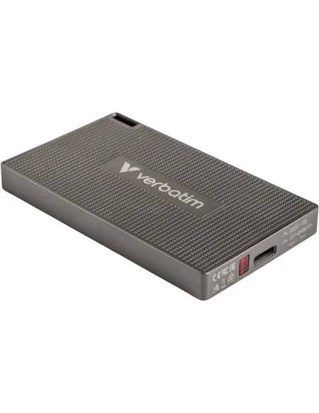 Verbatim 32031 unidad externa de estado sólido 1 TB USB Tipo C USB 3.2 Gen 2x2 Gris
