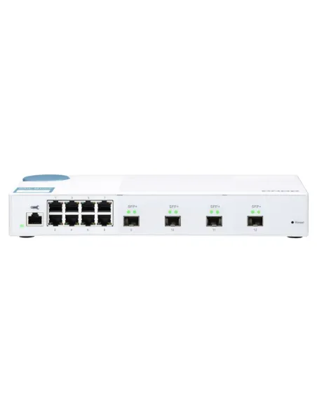 QNAP QSW-M408S switch Gestionado L2 Gigabit Ethernet (10 100 1000) Blanco