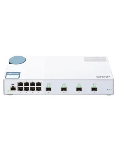 QNAP QSW-M408S switch Gestionado L2 Gigabit Ethernet (10 100 1000) Blanco