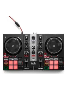 Hercules INPULSE 200 MK2 Controladora con opción de realizar scratch utilizando discos de vinilo 2 canales Multicolor