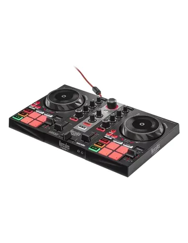Hercules INPULSE 200 MK2 Controladora con opción de realizar scratch utilizando discos de vinilo 2 canales Multicolor