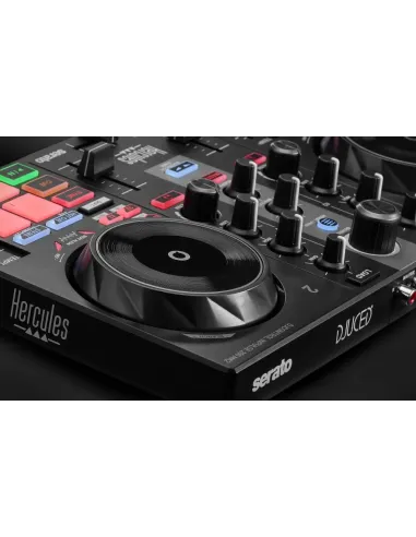 Hercules INPULSE 200 MK2 Controladora con opción de realizar scratch utilizando discos de vinilo 2 canales Multicolor