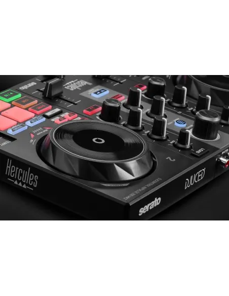 Hercules INPULSE 200 MK2 Controladora con opción de realizar scratch utilizando discos de vinilo 2 canales Multicolor
