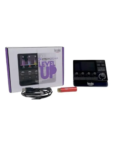 Hercules Stream 200 XLR Negro 9 botones