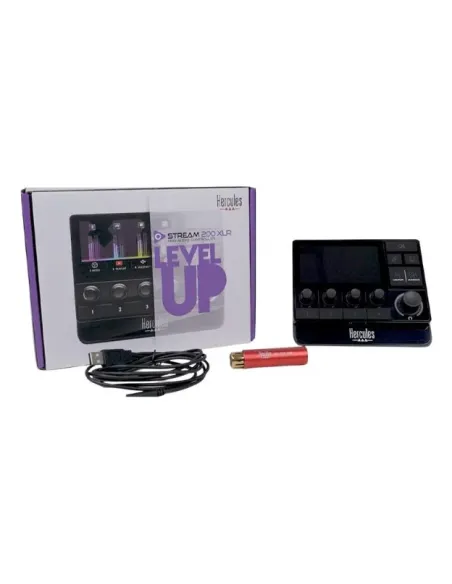 Hercules Stream 200 XLR Negro 9 botones