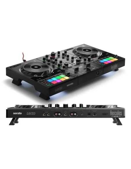 Hercules Inpulse 500 DVS (Sistema de vinilo digital) para scratch digital Negro
