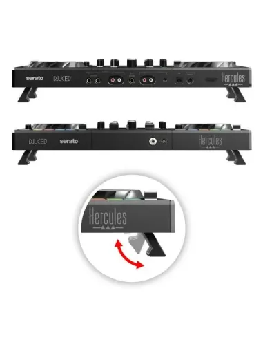 Hercules Inpulse 500 DVS (Sistema de vinilo digital) para scratch digital Negro