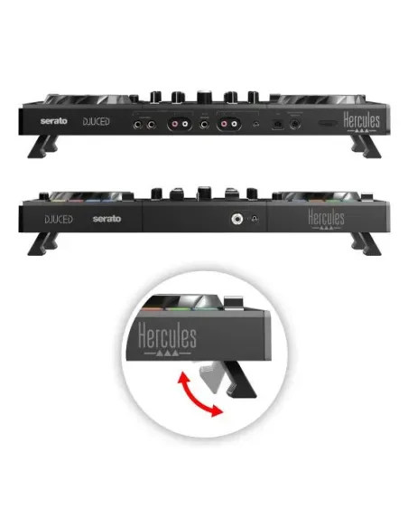 Hercules Inpulse 500 DVS (Sistema de vinilo digital) para scratch digital Negro