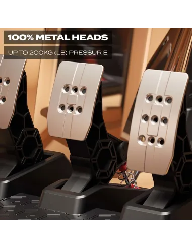 Thrustmaster T3PM Negro Pedales PC, PlayStation 4, PlayStation 5, Xbox One, Xbox Series S, Xbox Series X