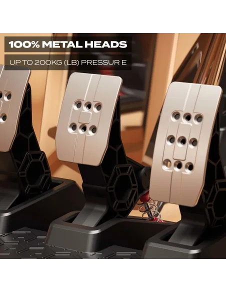 Thrustmaster T3PM Negro Pedales PC, PlayStation 4, PlayStation 5, Xbox One, Xbox Series S, Xbox Series X