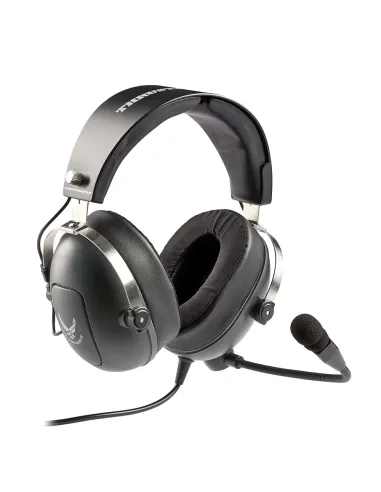 Thrustmaster T.Flight U.S. Air Force Auriculares Alámbrico Diadema Aviación Control de tráfico aéreo Negro, Gris