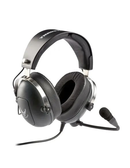 Thrustmaster T.Flight U.S. Air Force Auriculares Alámbrico Diadema Aviación Control de tráfico aéreo Negro, Gris